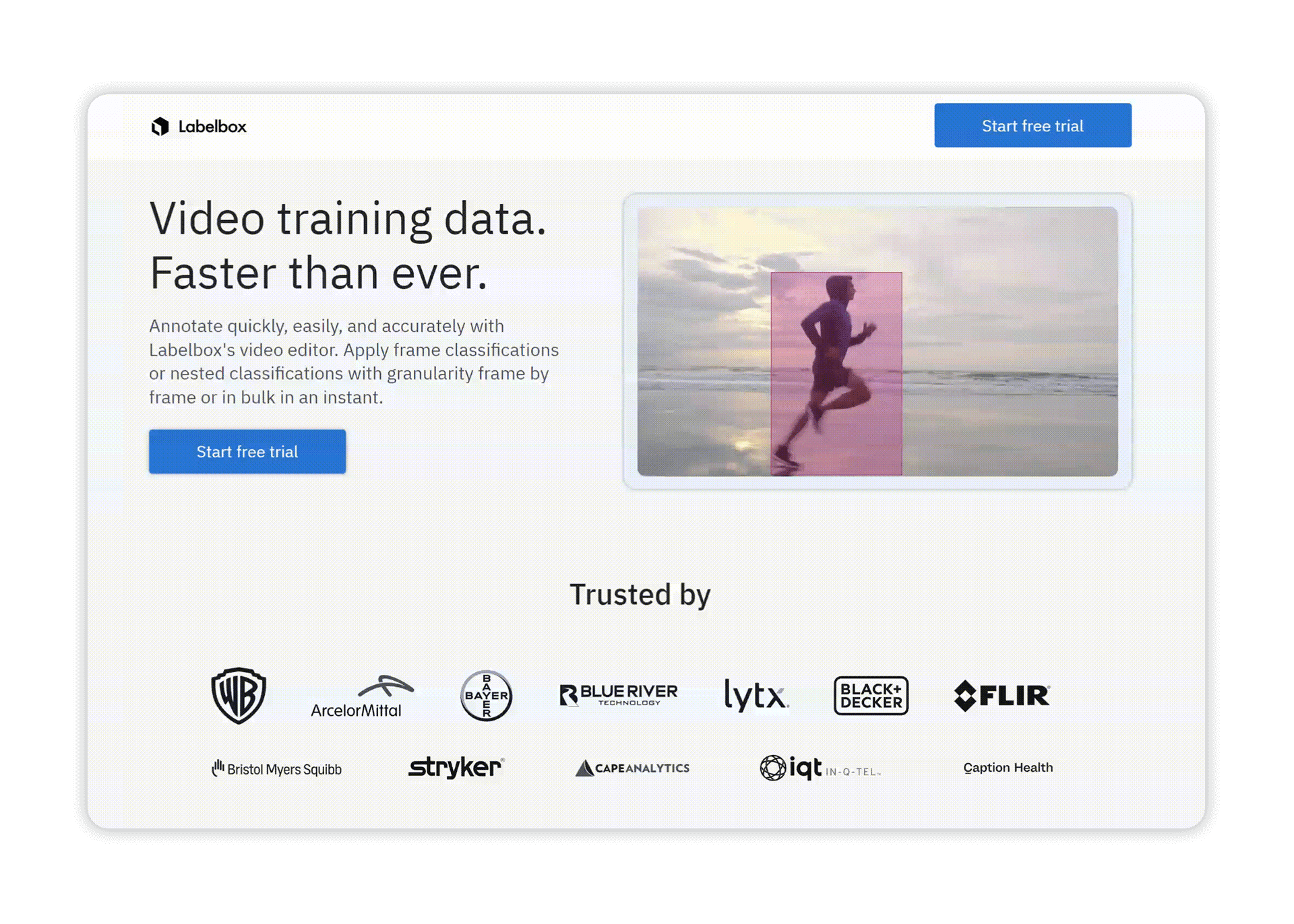 Curated Video Landing Page Design Services Gallery View